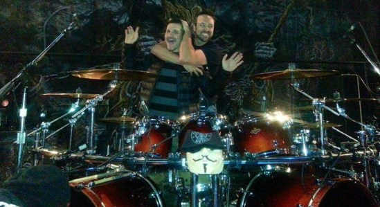 (Image of Benante and Dette from Anthrax's Facebook)