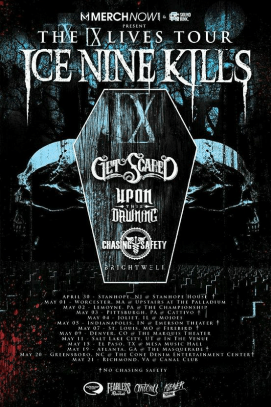 Ice Nine Kills Announce 2015 Tour With Get Scared, Upon This