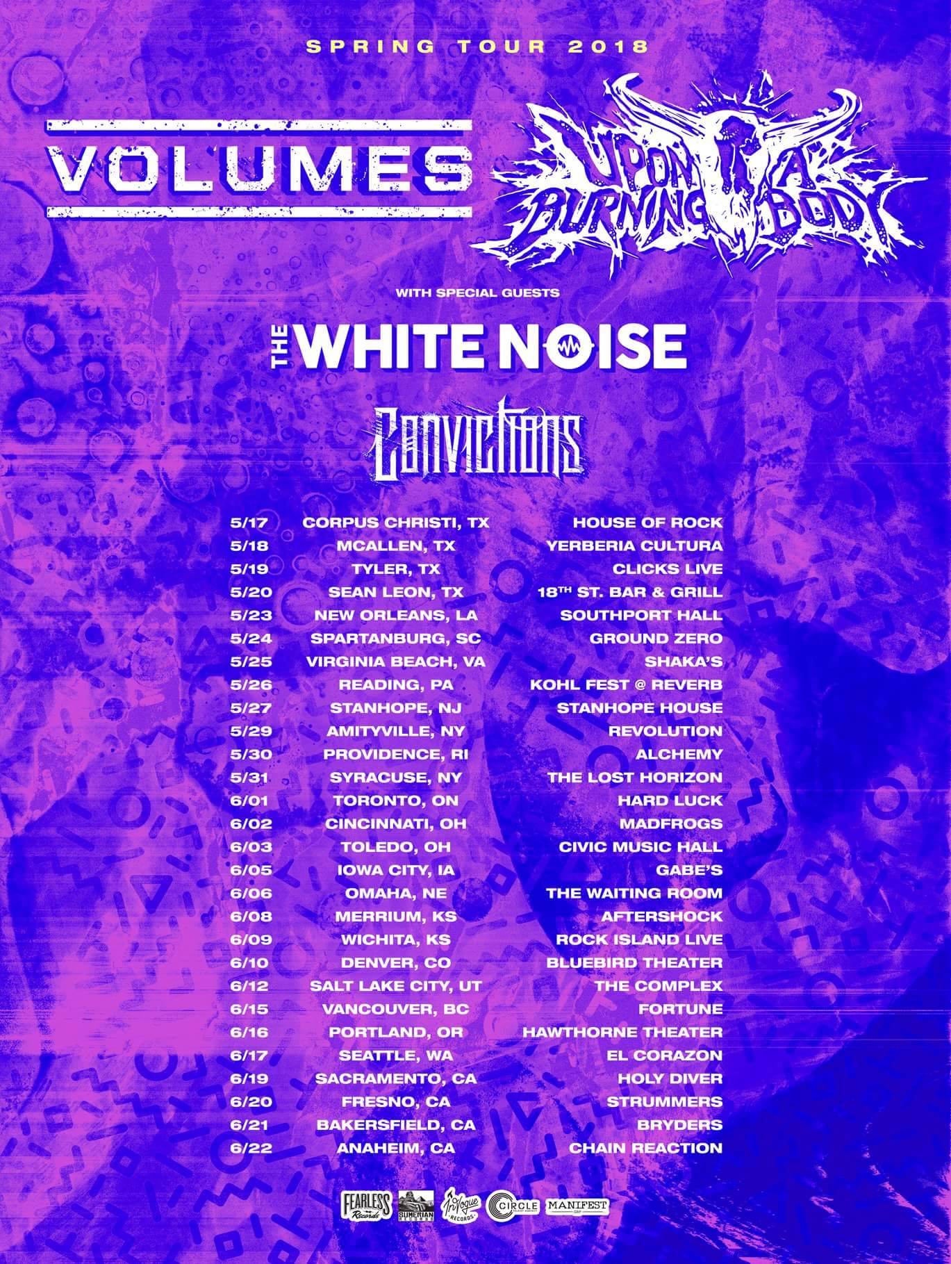 Volumes & Upon A Burning Body Announce Co-Headlining Tour – Metal