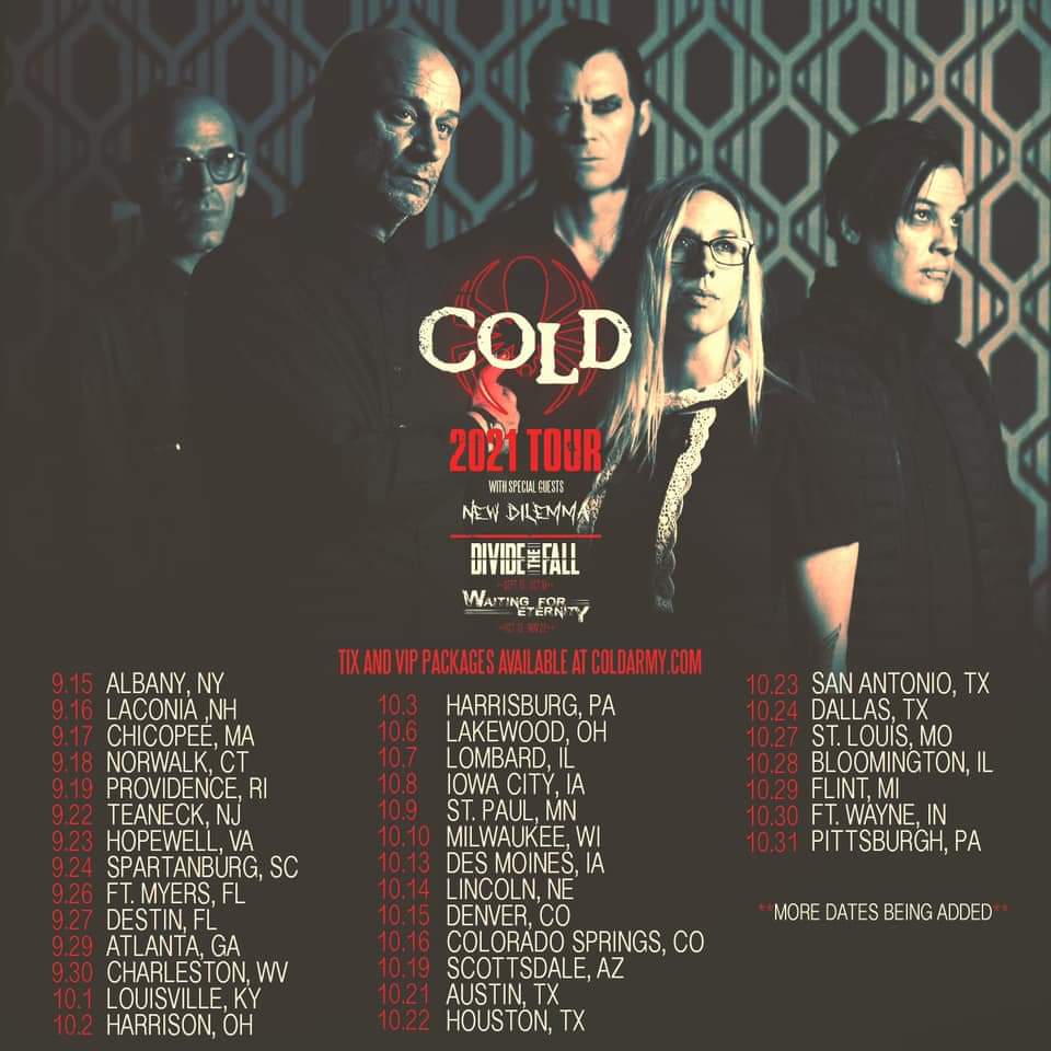 Cold Announce Fall Tour – Metal Anarchy