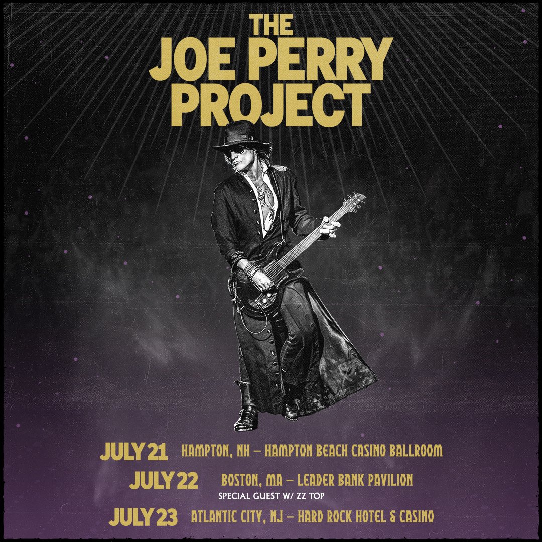 Aerosmith's Joe Perry Announces July Solo Shows – Metal Anarchy