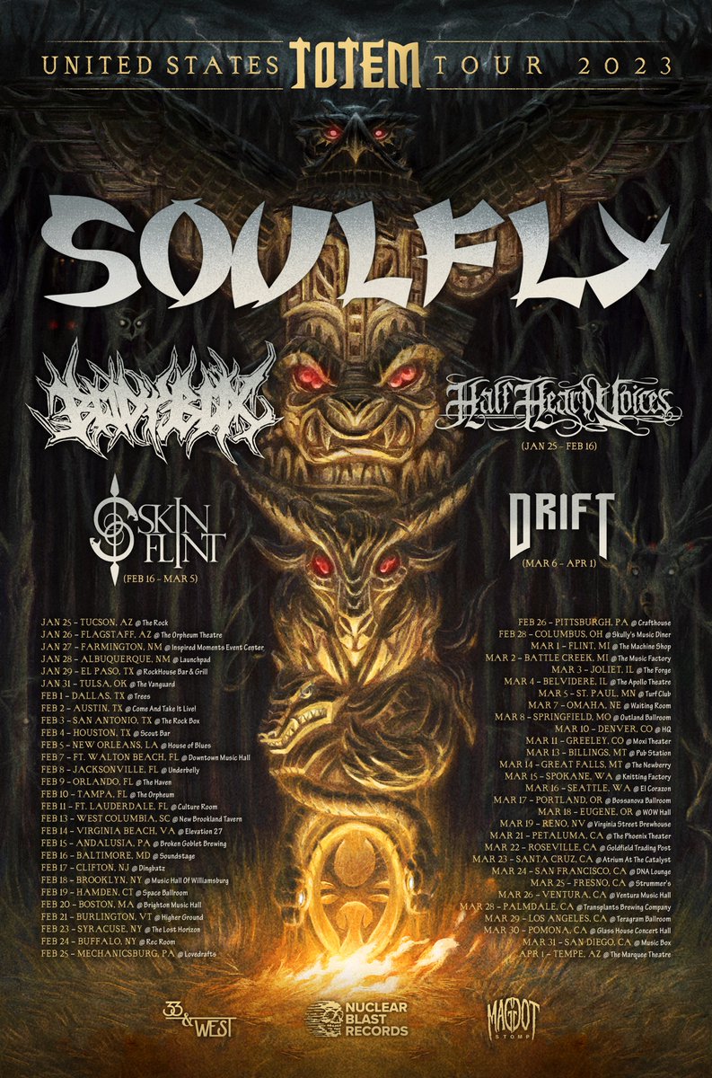 Soulfly Announce 2023 U.S. Tour – Metal Anarchy