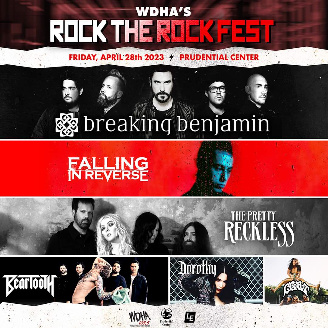 Breaking Benjamin, Falling In Reverse, The Pretty Reckless, Etc. Set ...