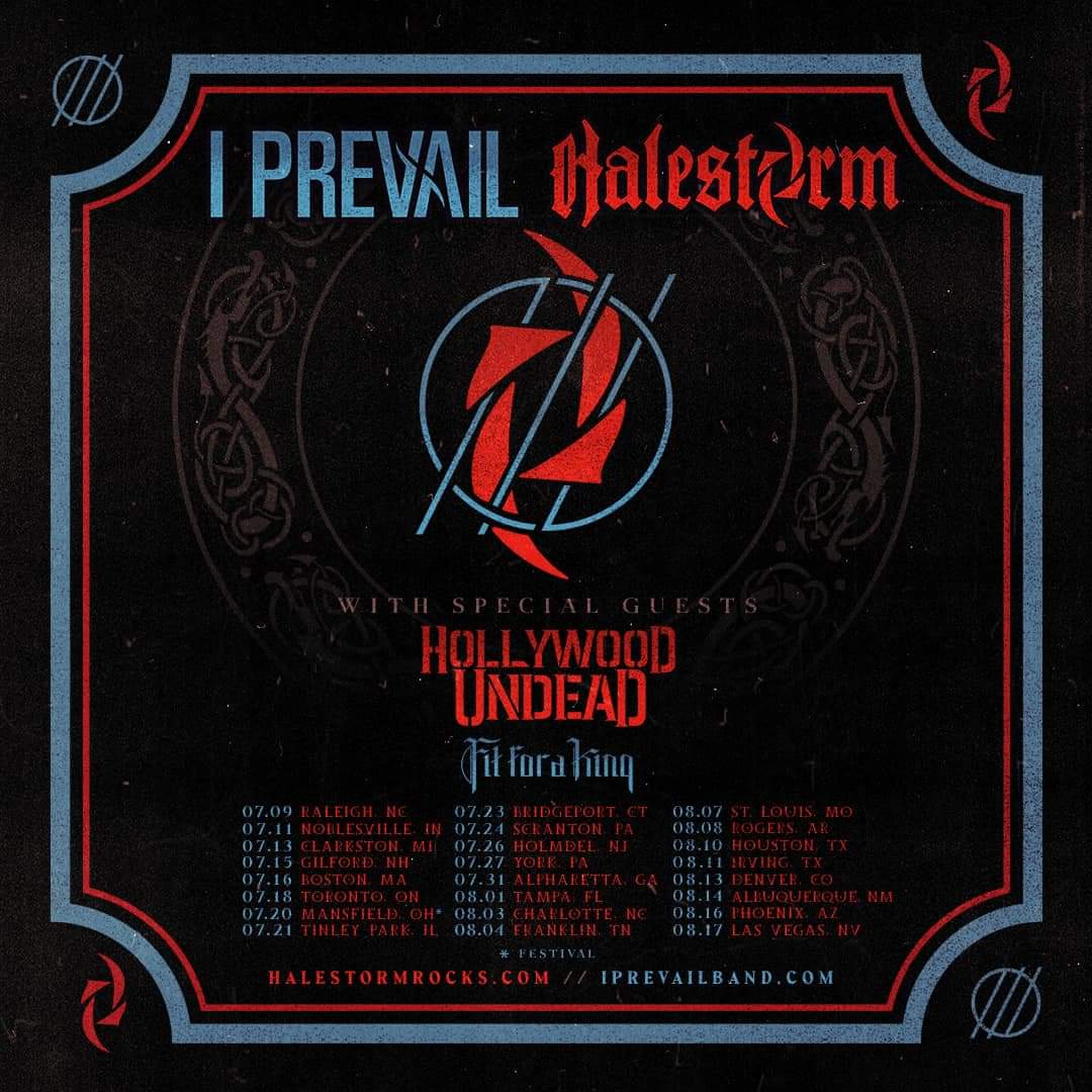 I Prevail And Halestorm Announce Co-Headlining North American Tour ...