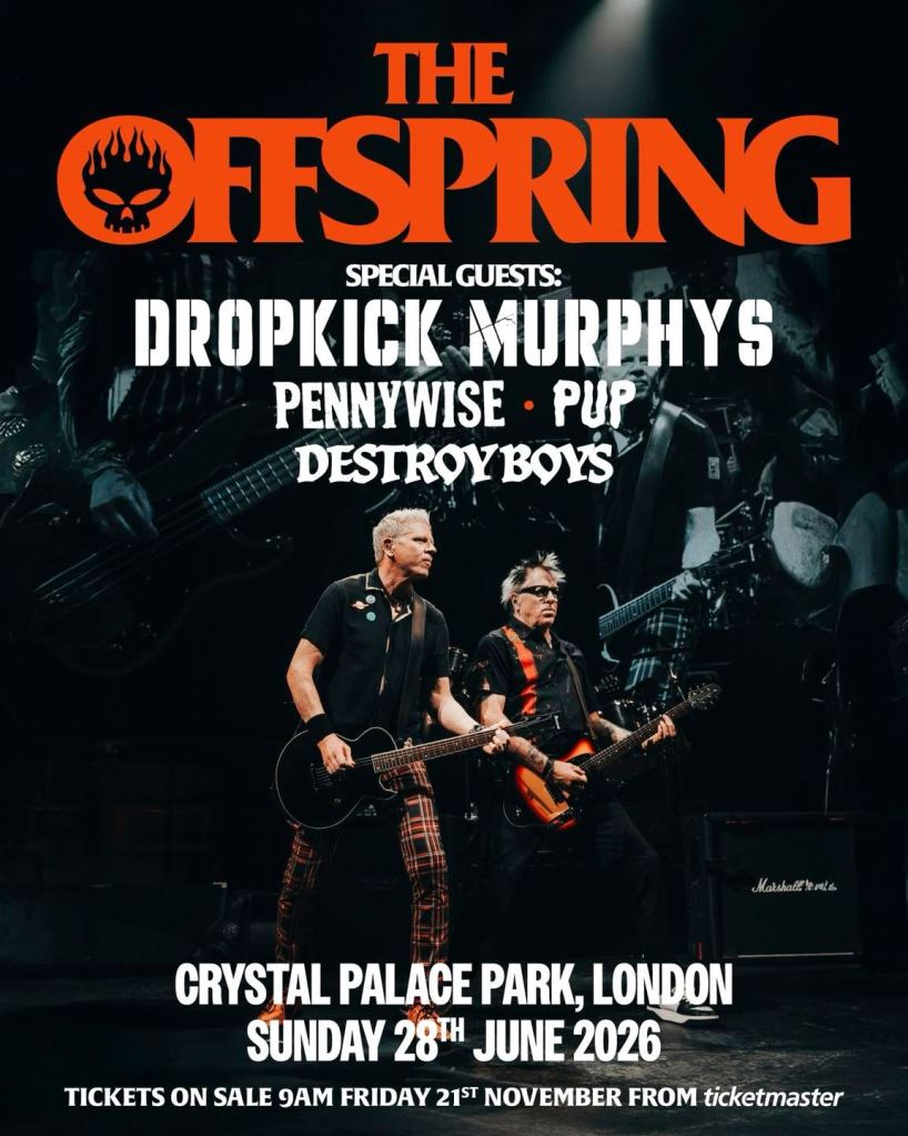 The Offspring Announce Massive London Show With Dropkick Murphys ...