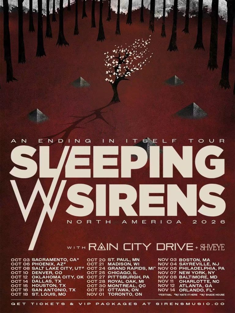 Sleeping With Sirens Announce Fall North American Tour With Rain City ...